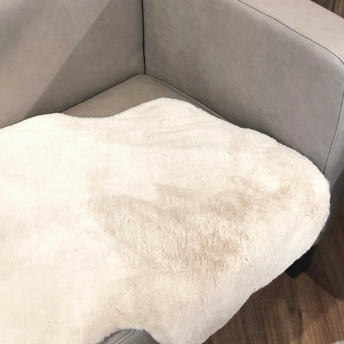 Kunstfellteppich Portland sand, beige