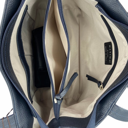 Maxima, Schultertasche blu scuro, mitternachtsblau