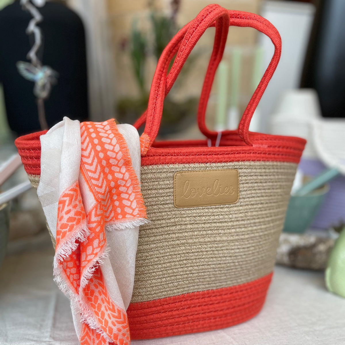 LOVELIES Sommertasche Shopper mandarin redm (ohne Tuch)
