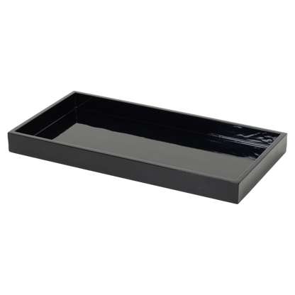 albert L. (punkt) Lacktablett SPA schwarz rechteckig
