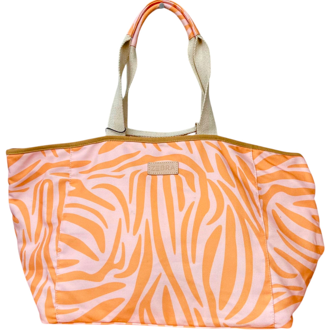 Strandtasche Sporttasche Zebra rosa orange