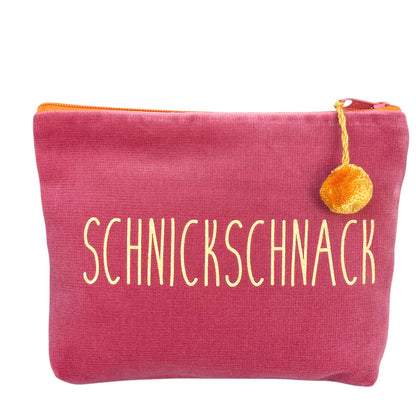 Frau Heidelberg Kosmetiktasche M rosa NEON orange SCHNICKSCHNACK