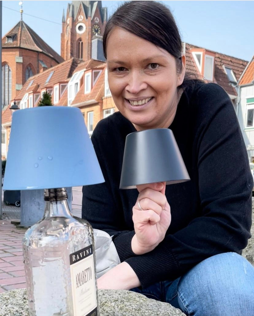 Sompex TOP 2.0 LED Akkuleuchte Tischleuchte schwarz