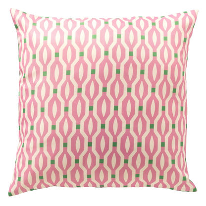 ROCKET - Outdoorkissen 45x45 cm - Wasserabweisend rosa grün