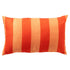 Dutch Decor APOLLO - Outdoor Kissen 30x50 cm - Gestreift orange rot