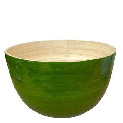 albert L. (punkt) Bambus Schüssel Salatschale 22 x 14cm grün (ohne Deko)