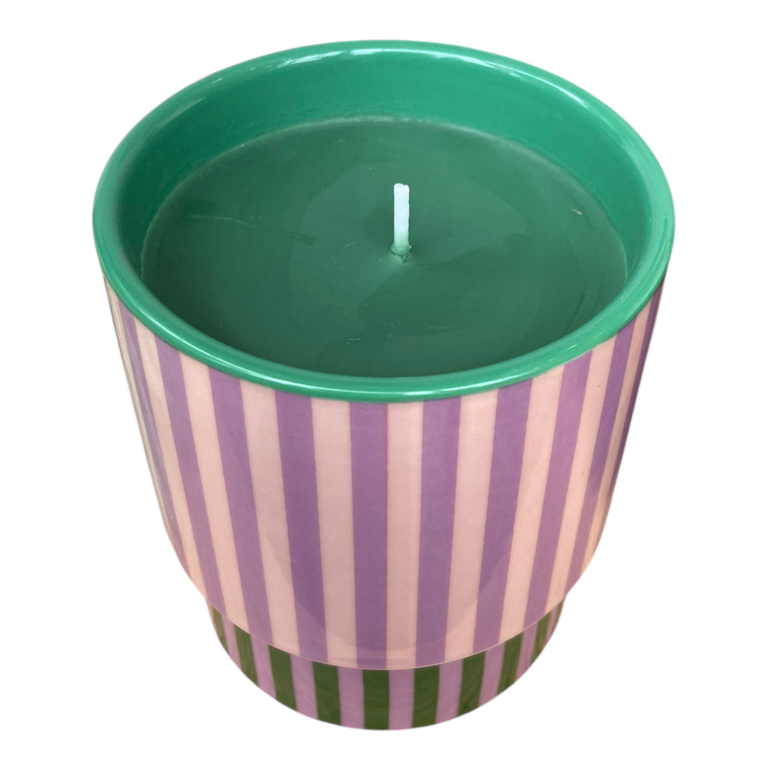 Chic Mic Good  Mood Duftkerze Lavendel &amp; Bergamotte grün/ lila
