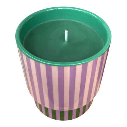 Chic Mic Good  Mood Duftkerze Lavendel &amp; Bergamotte grün/ lila