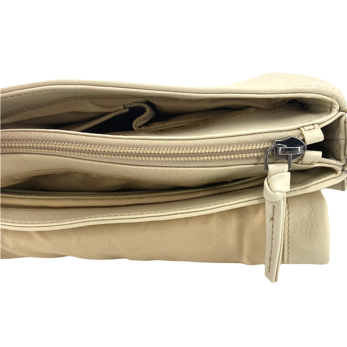 Burkely JUST Jolie Tasche Überschlagtasche, Umhängetasche beige, sand