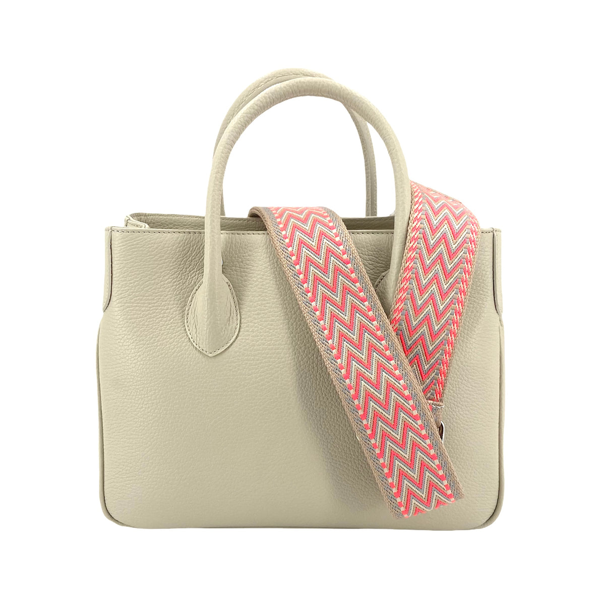Maxima Handtasche klein beige (Nylon Gurt nicht inkl)