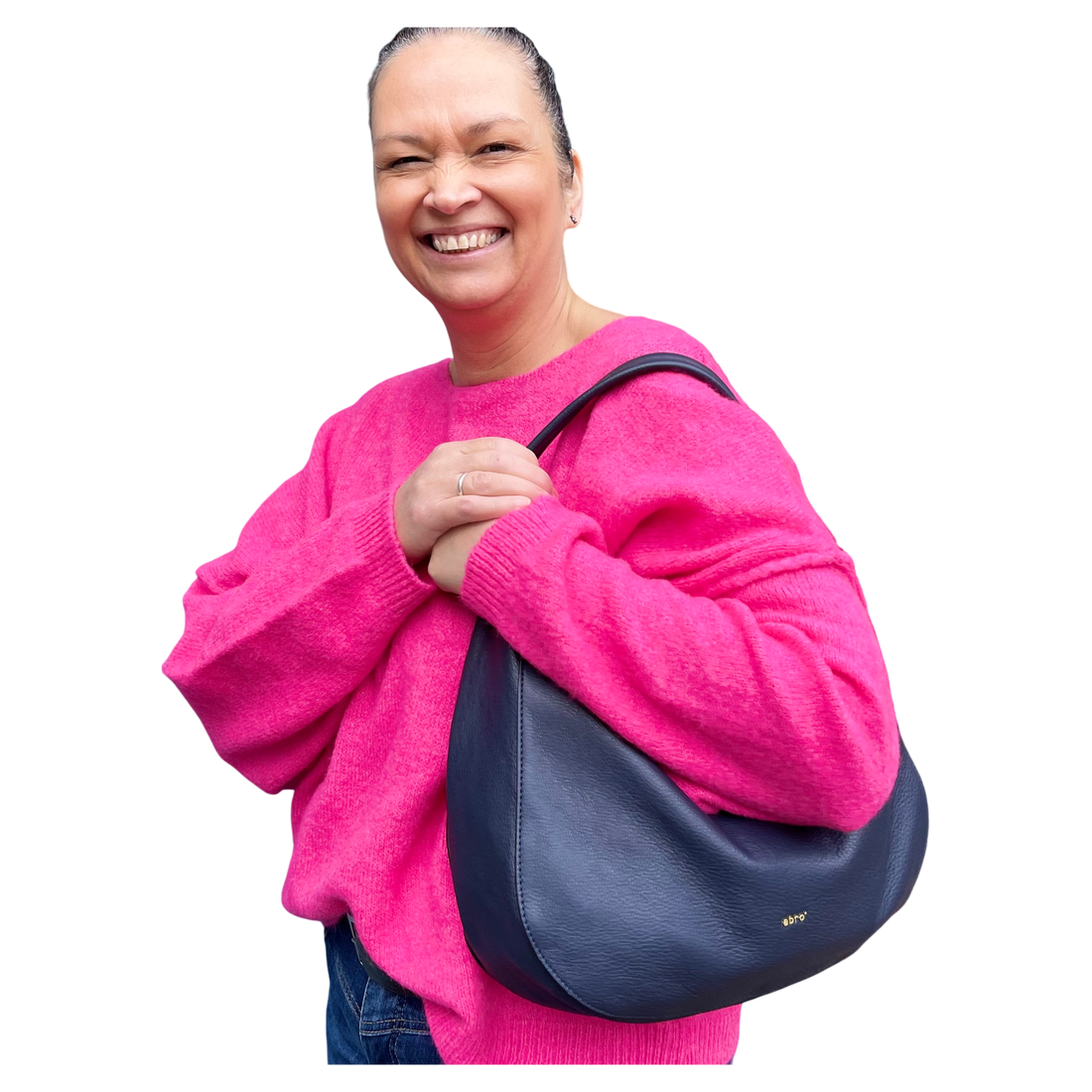 abro MIA Hobo, Umhängetasche dunkelblau