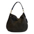 abro JUNA Hobo small velour, dark brown