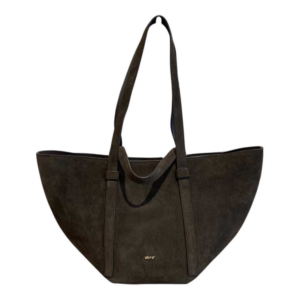 abro COSMO Shopper medium, velour, dark brown