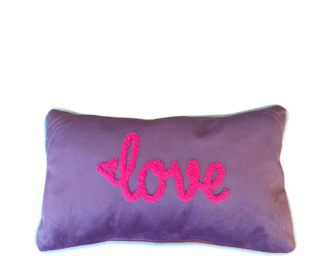 Pad Kissen PETITE "Love", light purple