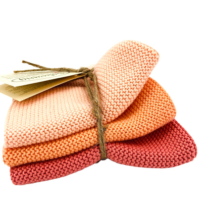 Solwang Design Wischtücher - apricot/pfirsich/koralle