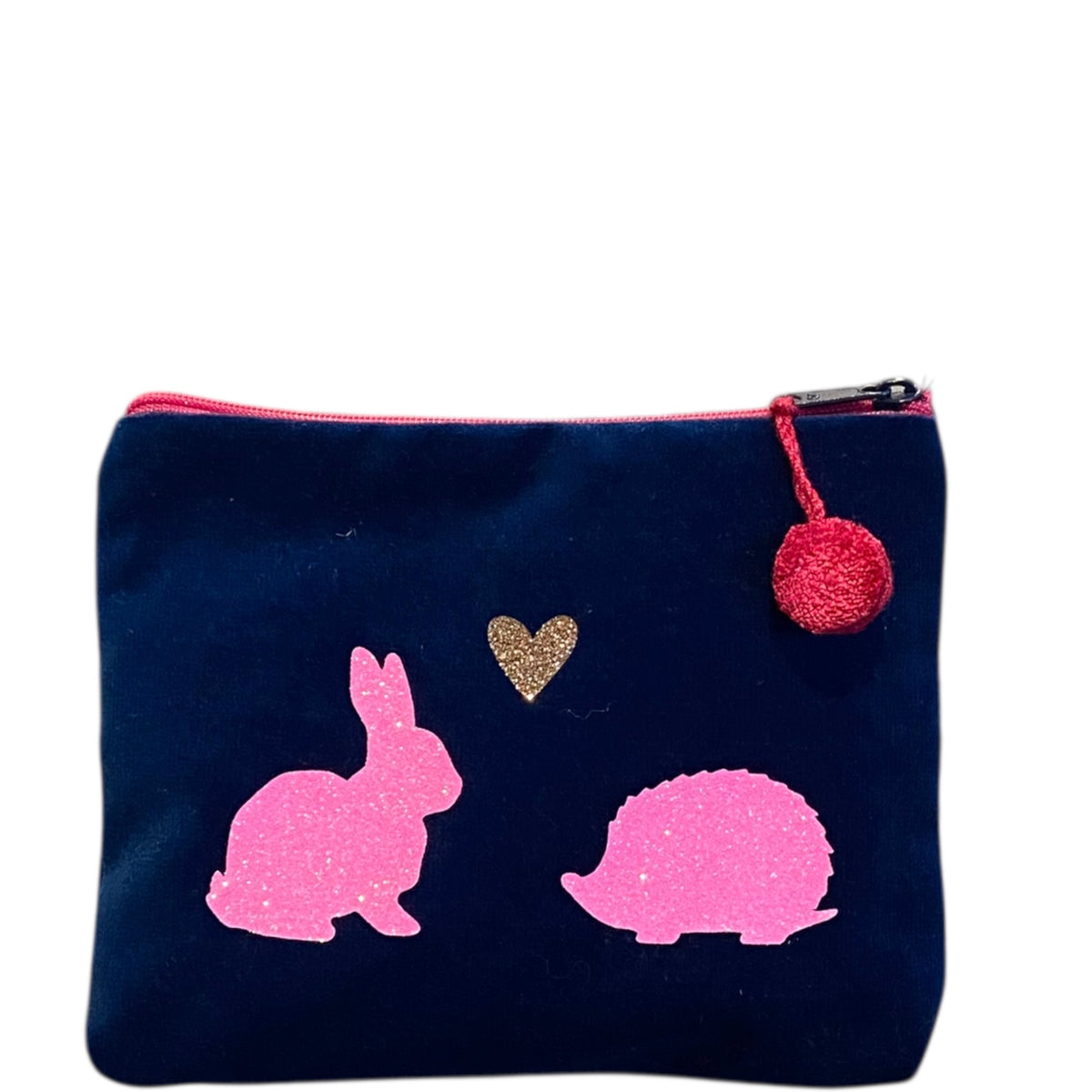 Frau Heidelberg Kosmetiktasche M Hase und Igel blau