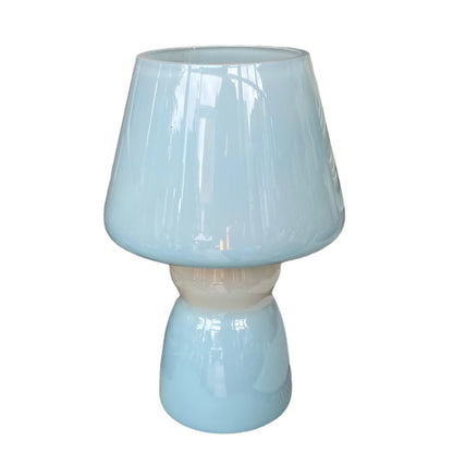 Present Time Classic Tischleuchte Batteriebetrieb soft blue