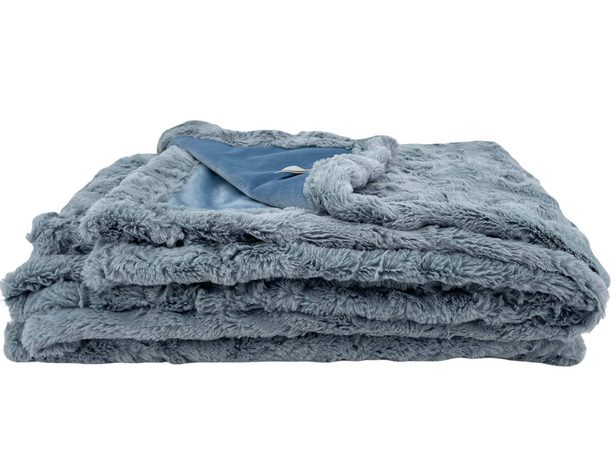 Pad Concept Webpelzdecke Bardot, taubenblau blau