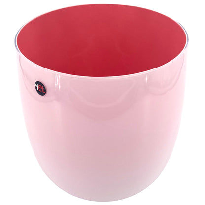 Mel Vase "Happy Spring" groß koralle