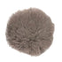 Sitzkissen Lammfell Rund, Taupe