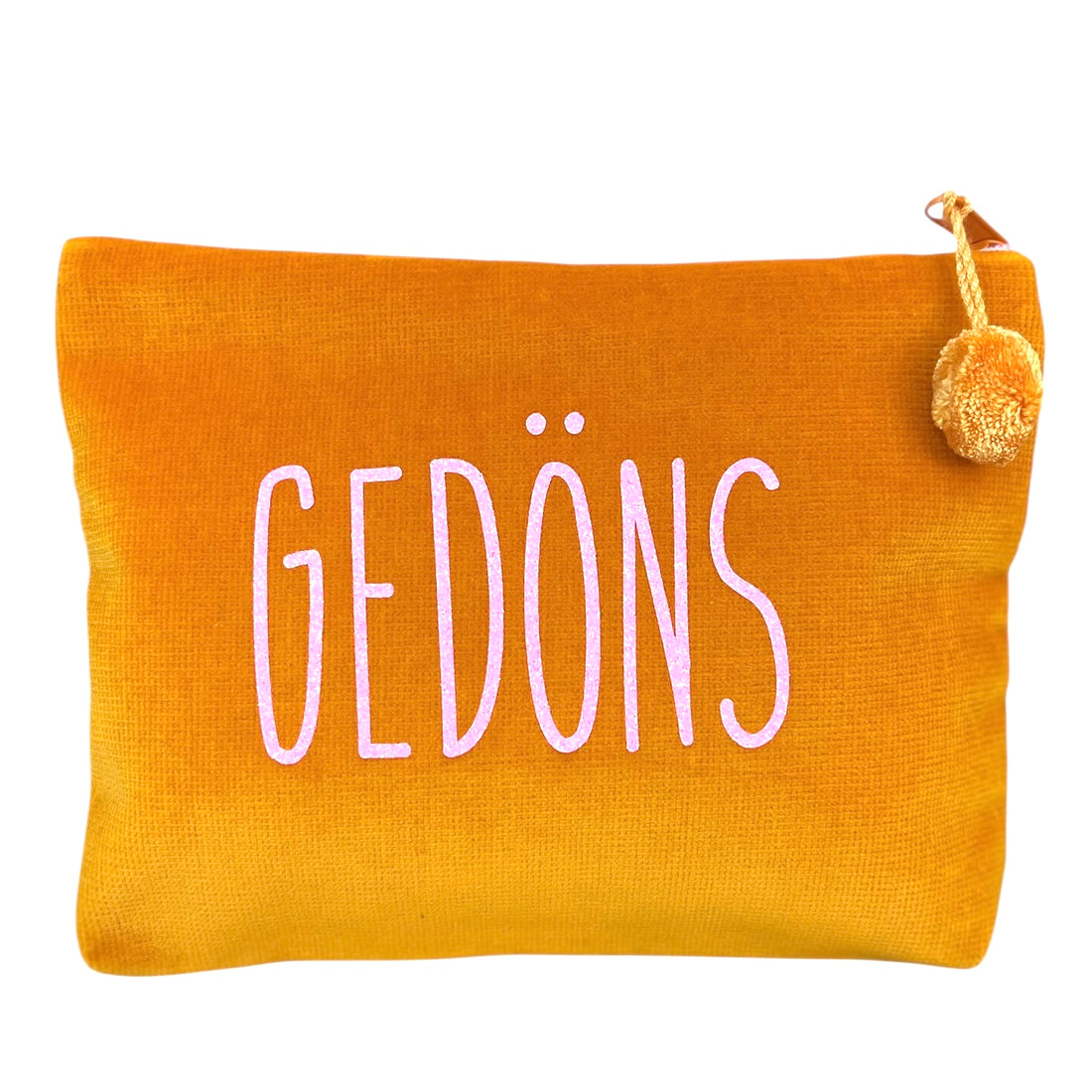 Frau Heidelberg Kosmetiktasche M orange NEON rosa GEDÖNS