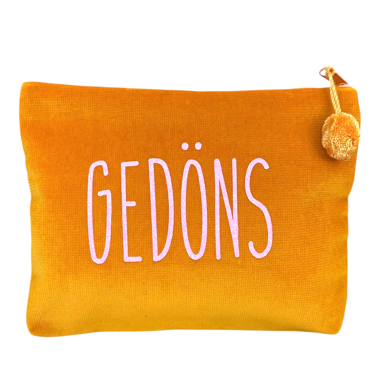 Frau Heidelberg Kosmetiktasche M orange NEON rosa GEDÖNS