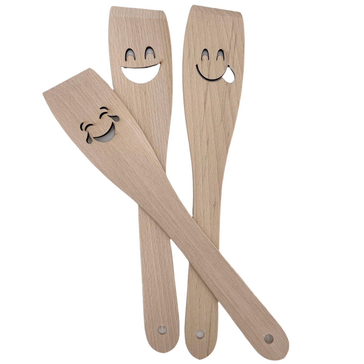 Pfannenwender Holz mit Gesicht