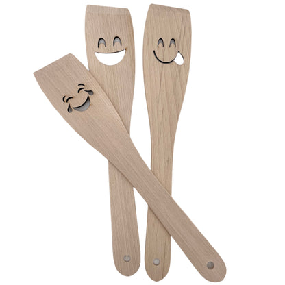 Pfannenwender Holz mit Gesicht