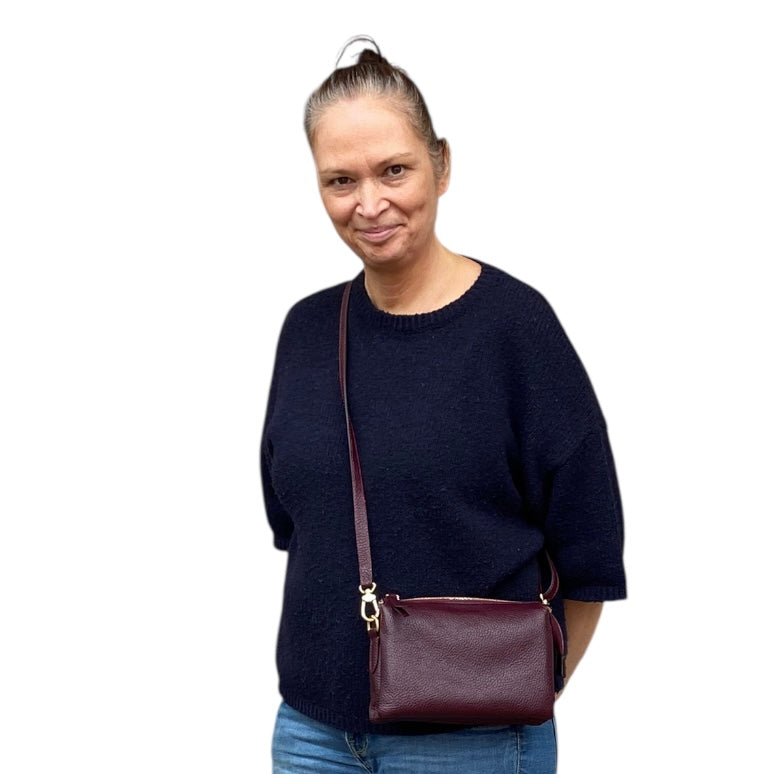 Maxima Umhängetasche Burgundy
