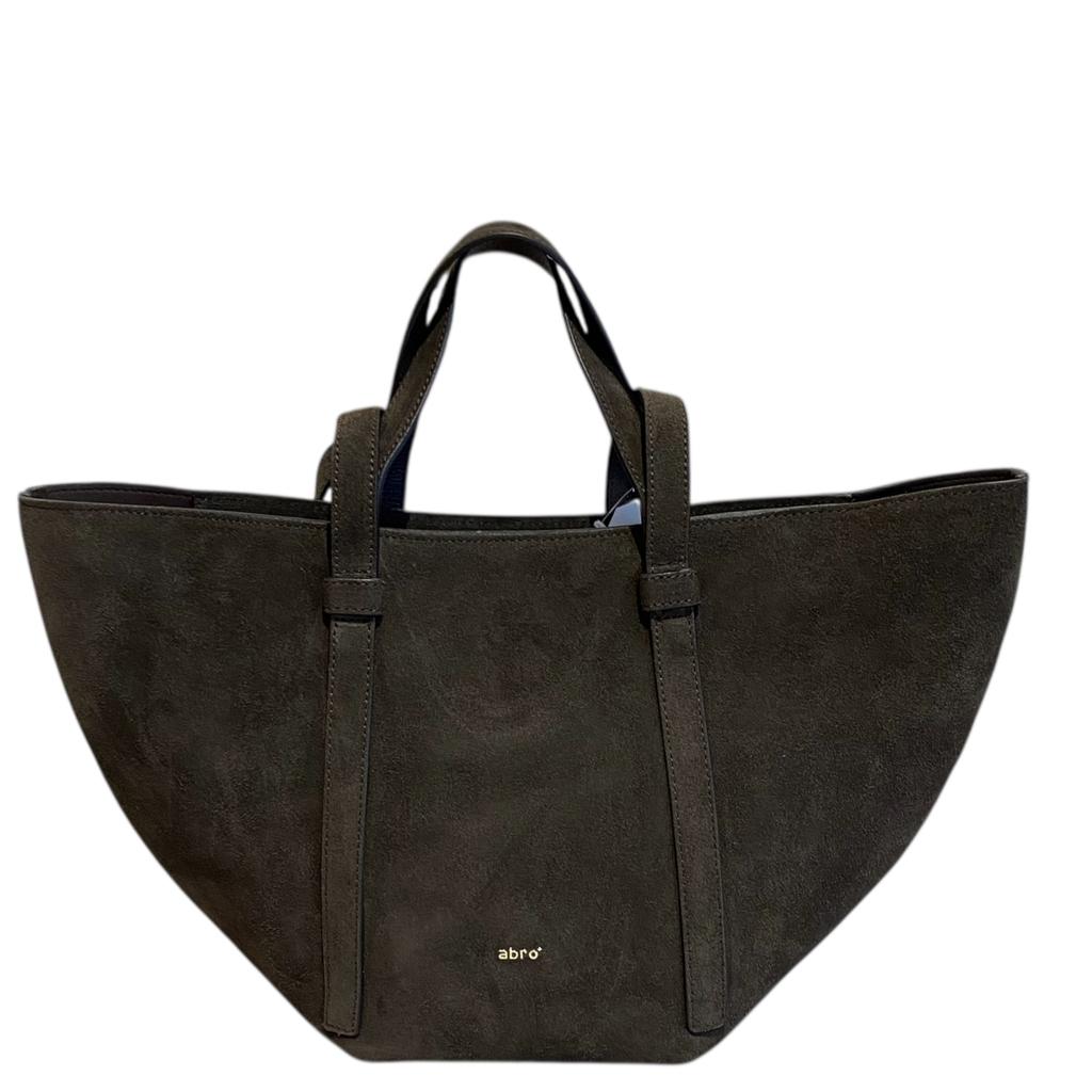 abro COSMO Shopper medium, velour, dark brown