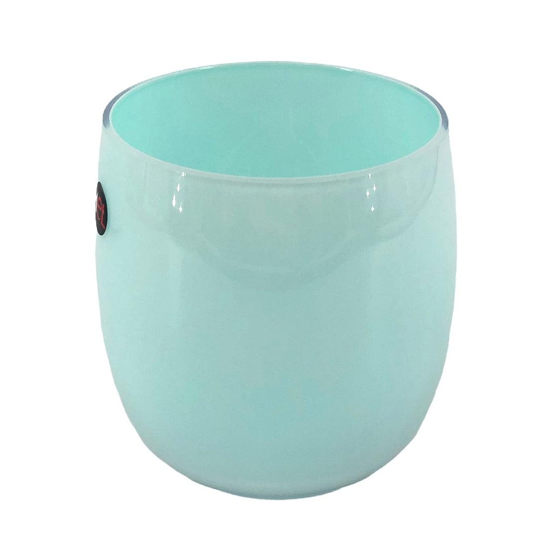 Mel Vase "Happy Spring" mittel, türkis
