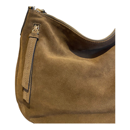 abro JUNA Hobo small velour, khaki