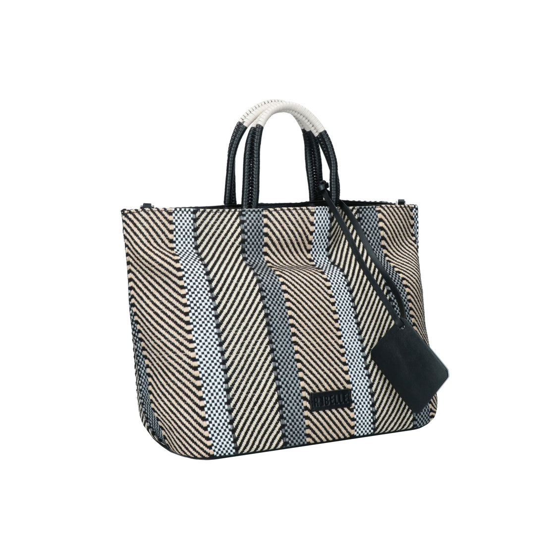 Rebelle ftc Raphia Handtasche, shell, sand
