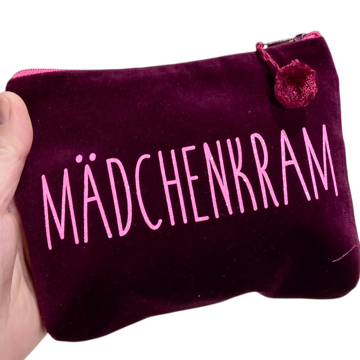 Frau Heidelberg Kosmetiktasche M dunkelrot, Neon Pink MÄDCHENKRAM