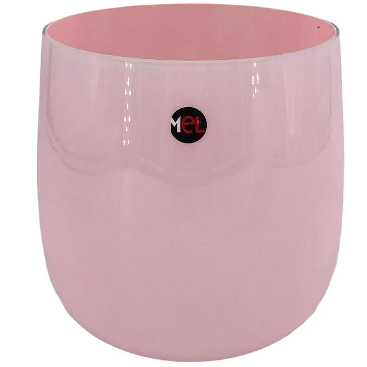 Mel Vase "Happy Spring" mittel, rosa