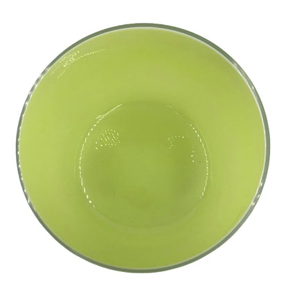Mel Vase "Happy Spring" mittel hellgrün