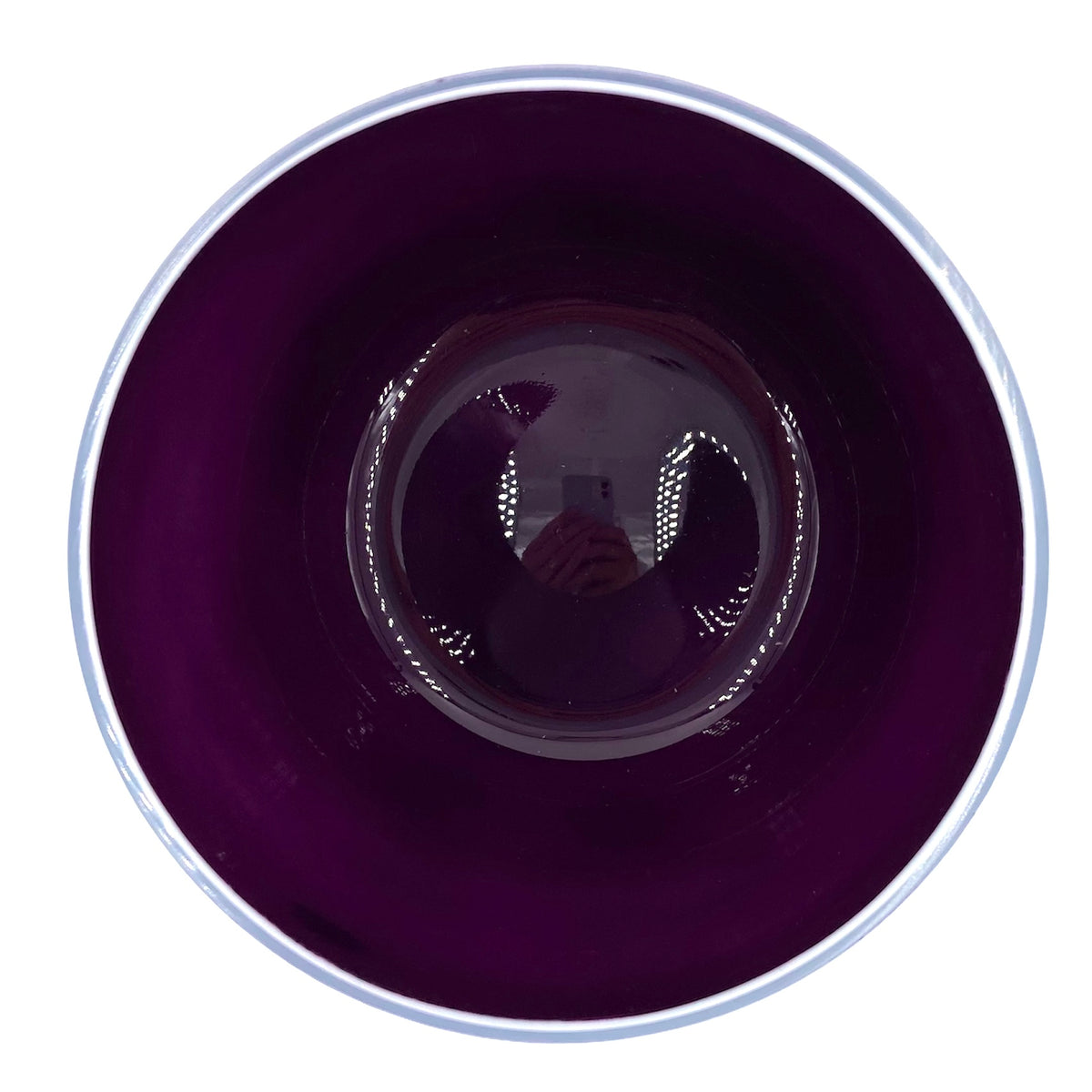 Mel Vase "Happy Spring" mittel violett lila aubergine
