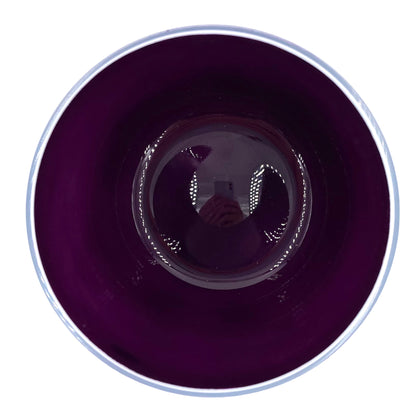 Mel Vase "Happy Spring" mittel violett lila aubergine