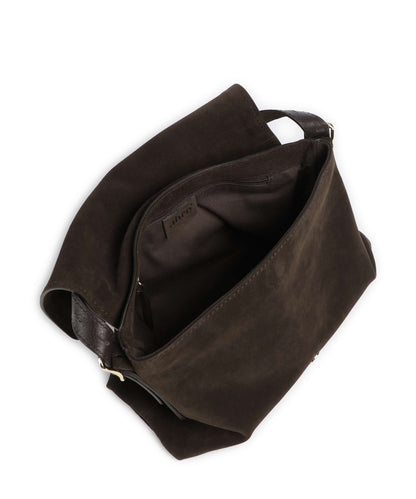 abro CARINA Schultertasche dunkelbraun