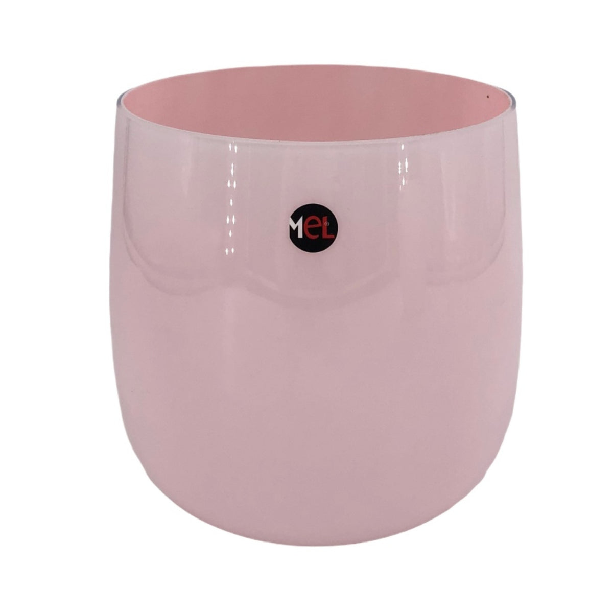 Mel Vase "Happy Spring" mittel, rosa