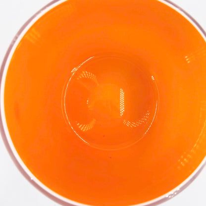 Mel Vase "Happy Spring" klein orange