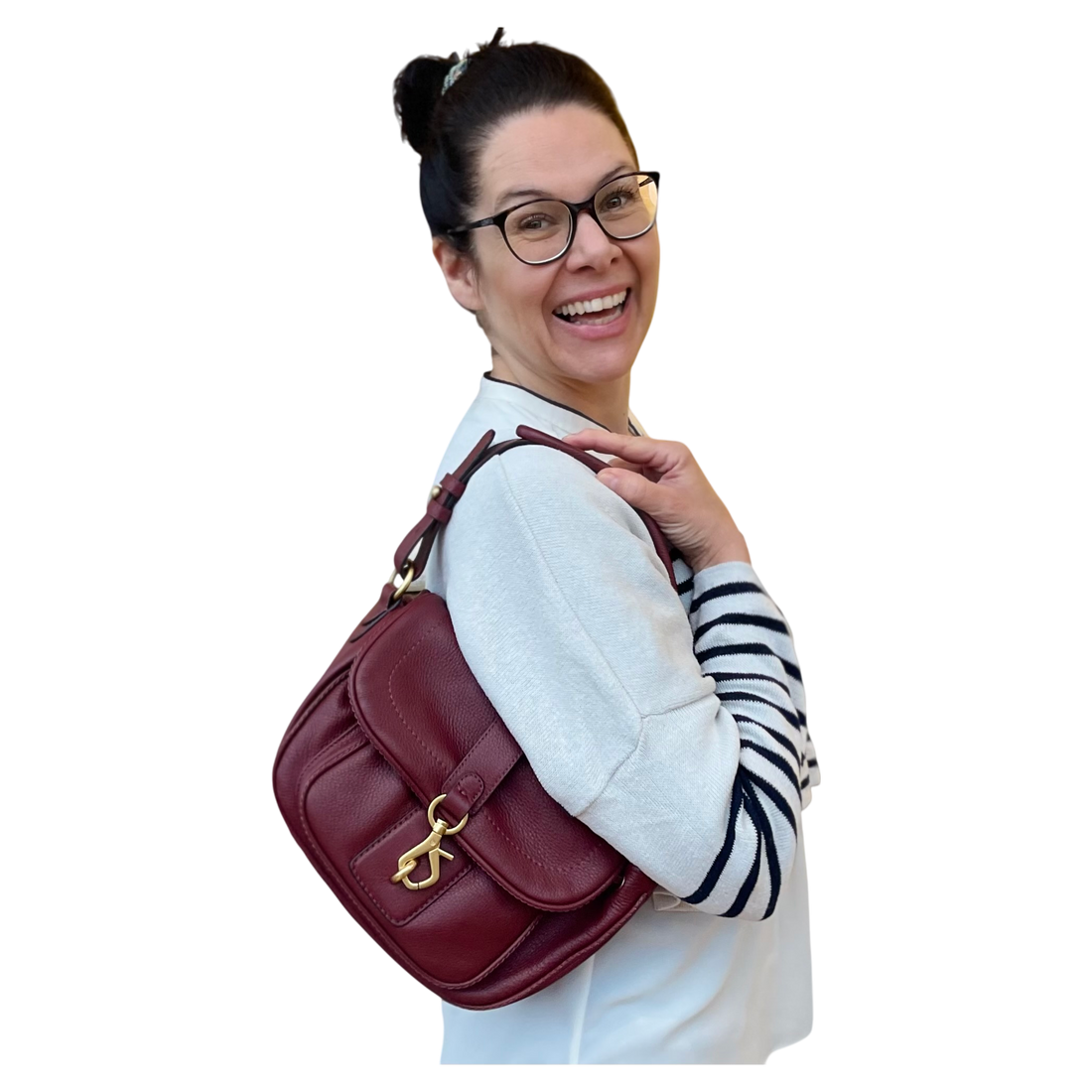 abro STAR SADDLE Shoulder, bordeaux