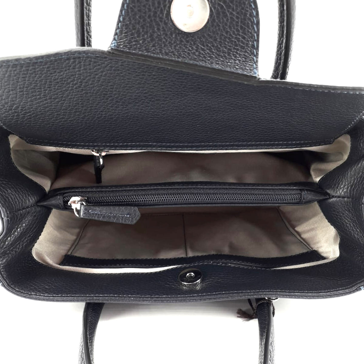 Maxima Tasche klein, blue scuro / dunkelblau - Innen