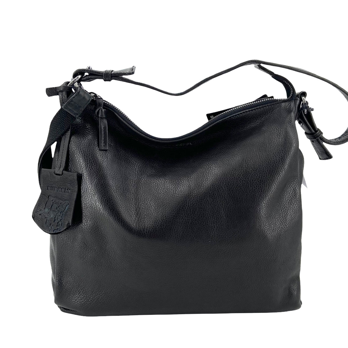 Burkely Just Jolie Schultertasche, Umhängetasche, Beuteltasche, Hobo groß schwarz