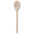 Holzlöffel mit rausgestreckter Zunge
