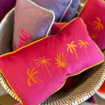 Pad Kissen PETITE "Palm", pink