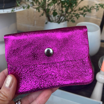 Geldbörse MINI metallic pink