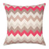 PAD ZICZAC Outdoor Kissen Gartenkissen wetterfest 45x45 beige koralle