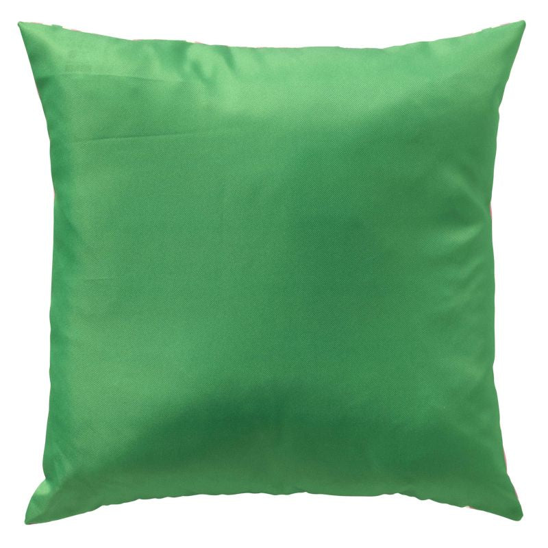 ROCKET - Outdoorkissen 45x45 cm - Wasserabweisend rosa grün