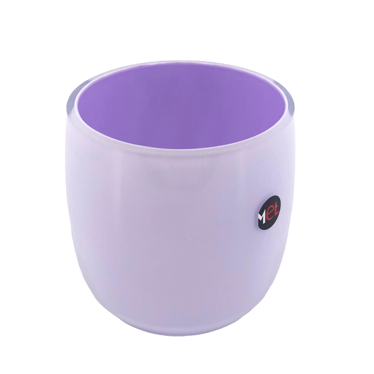 Mel Vase "Happy Spring" klein lila lavendel